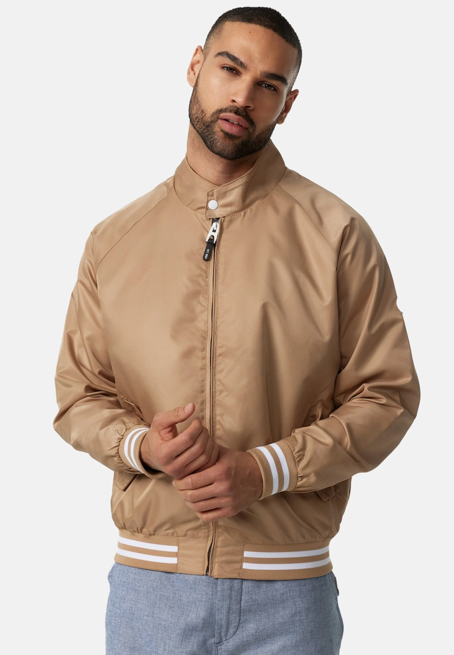 Indicode Jeans Ayser - Bomberjacks - Beige - Afbeelding 4