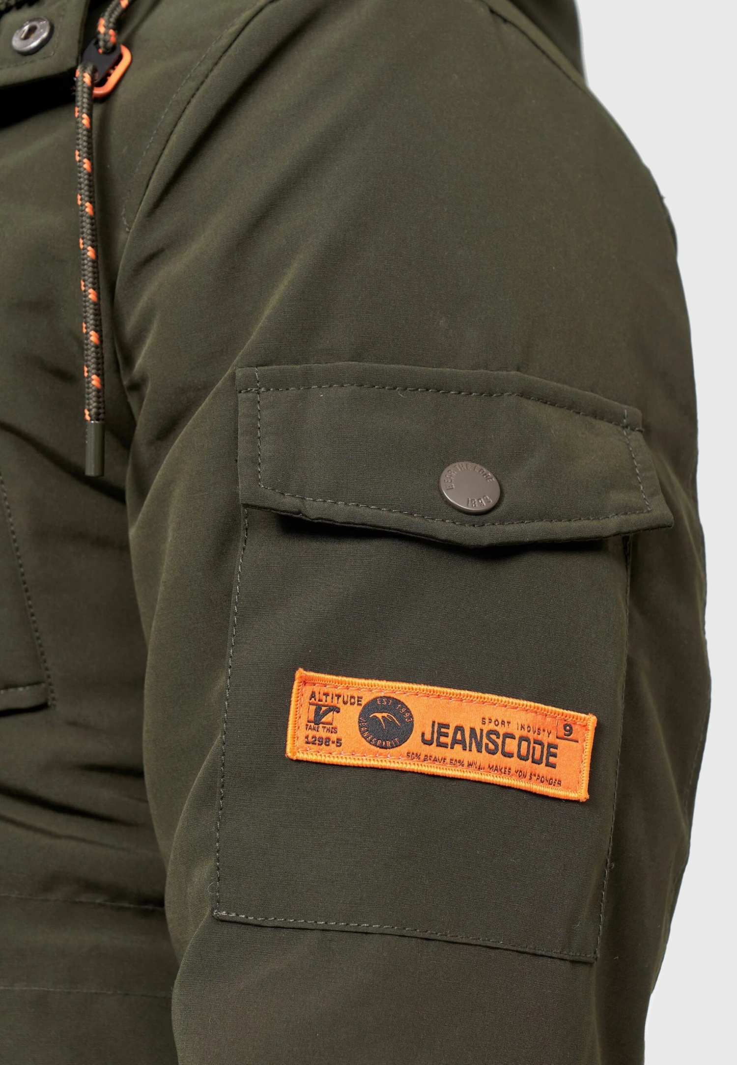 Indicode Jeans Winterjas - Army - Afbeelding 7