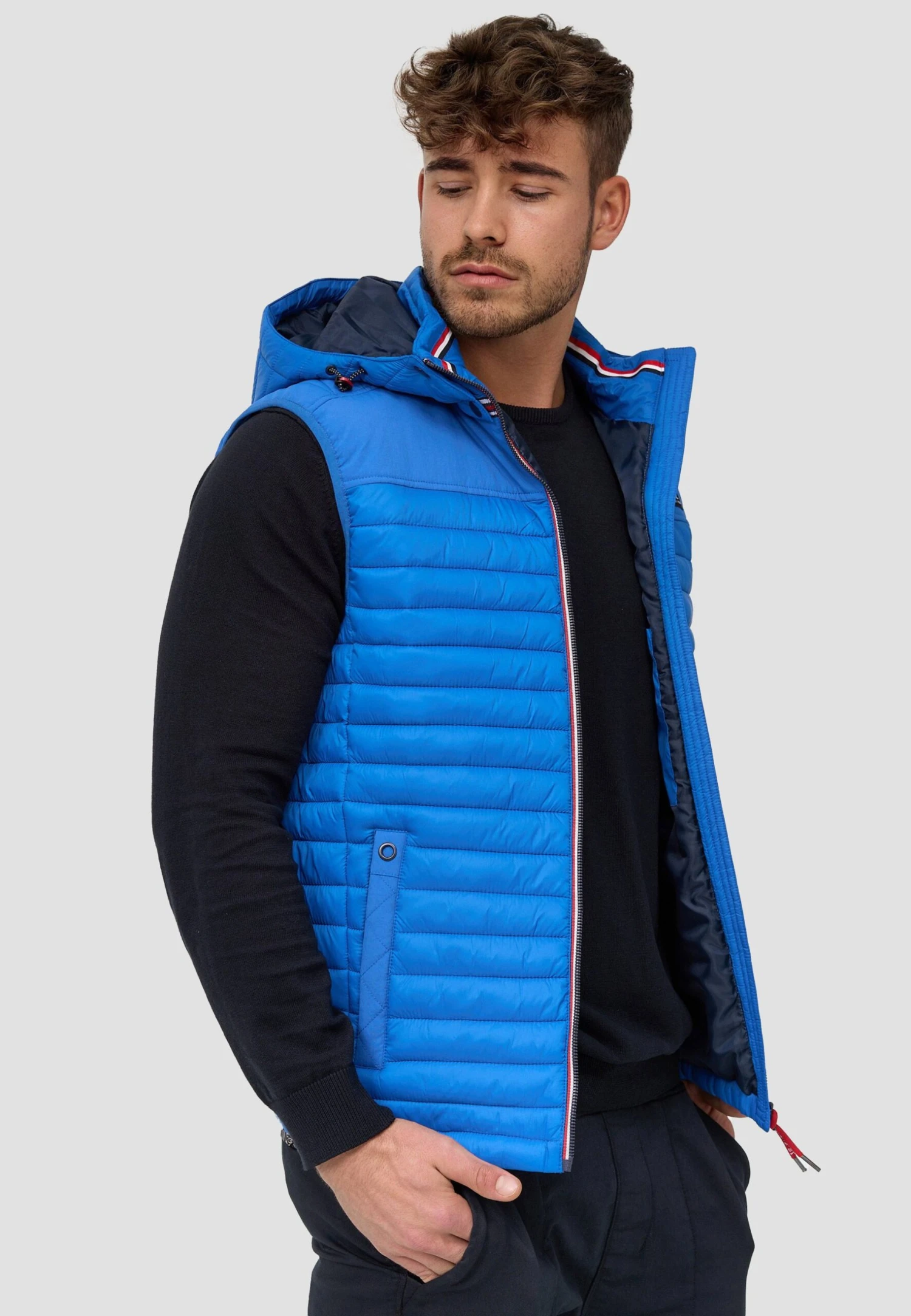 Indicode Jeans Bodywarmer - Baleine Blue - Afbeelding 5