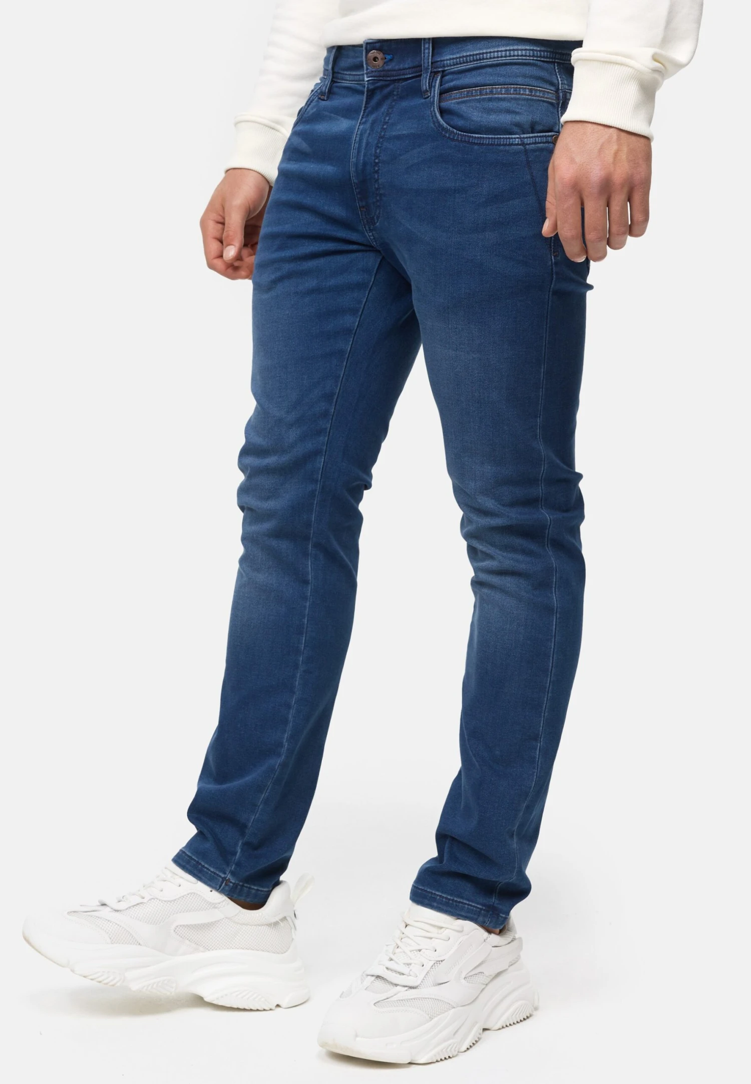 Indicode Jeans Incoil - Straight Leg Jeans - Medium Indigo - Afbeelding 4