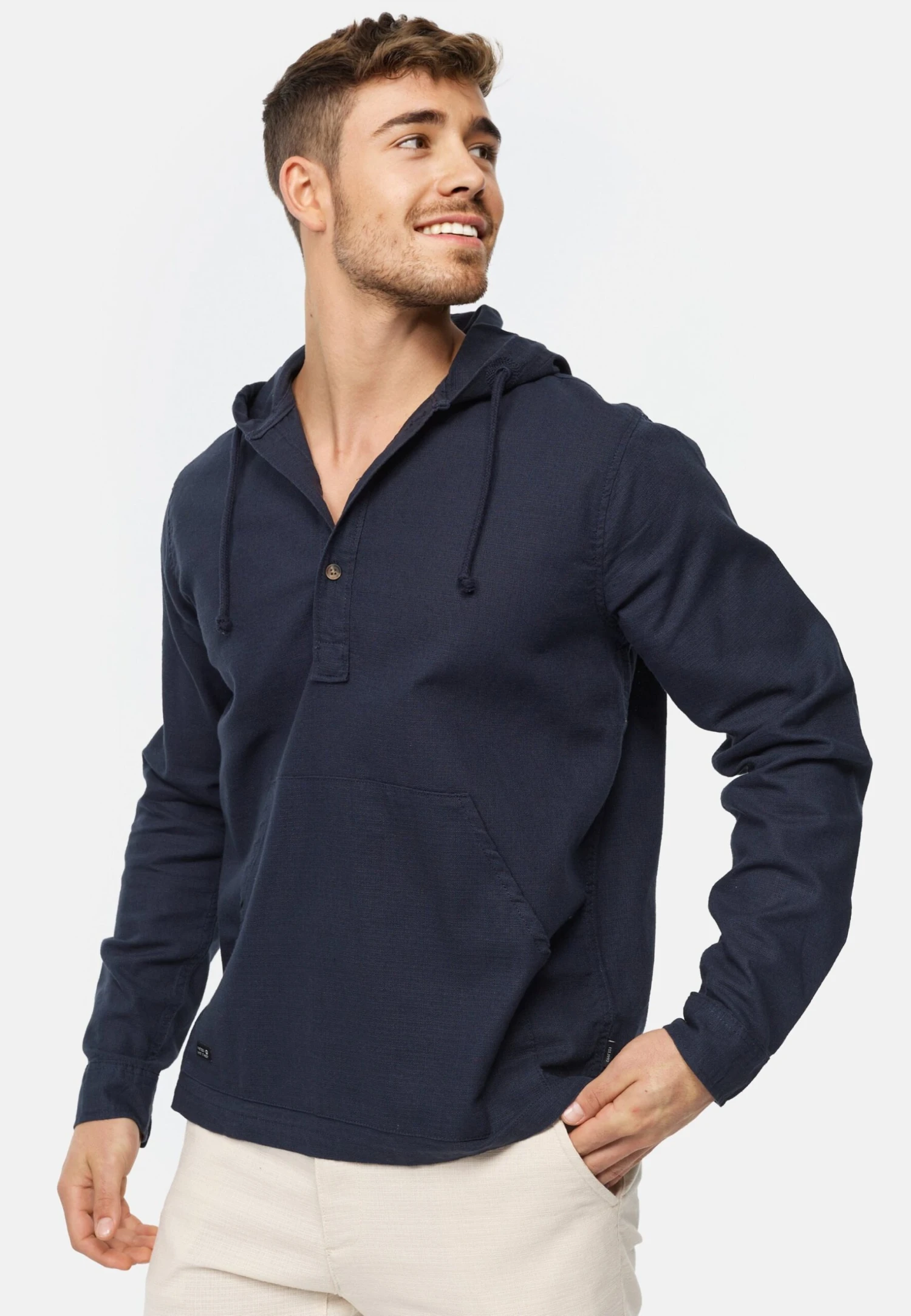 Indicode Jeans Mickie - Hoodie - Navy