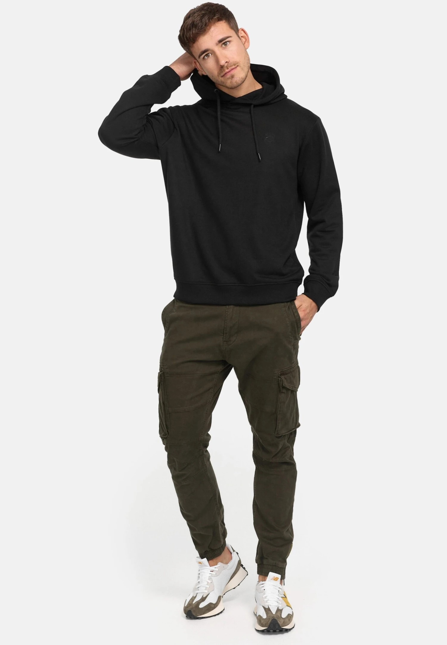 Indicode Jeans Simpson - Hoodie - Black - Afbeelding 2