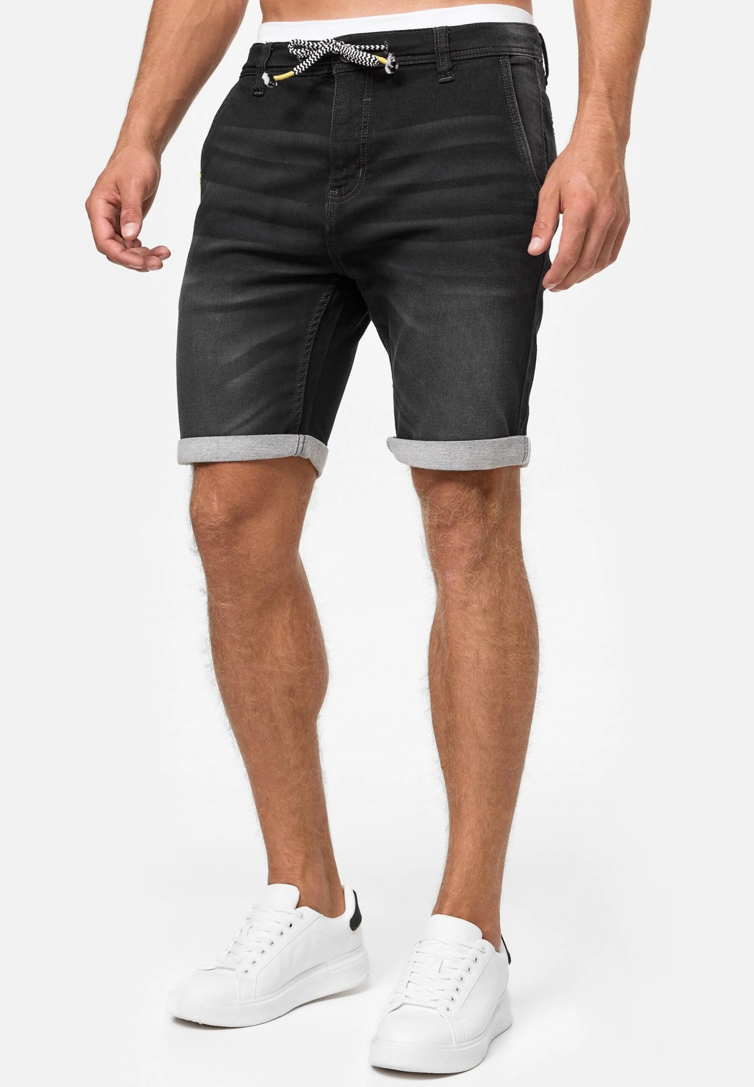 Indicode Jeans Jeansshort - Vintage Black - Afbeelding 5