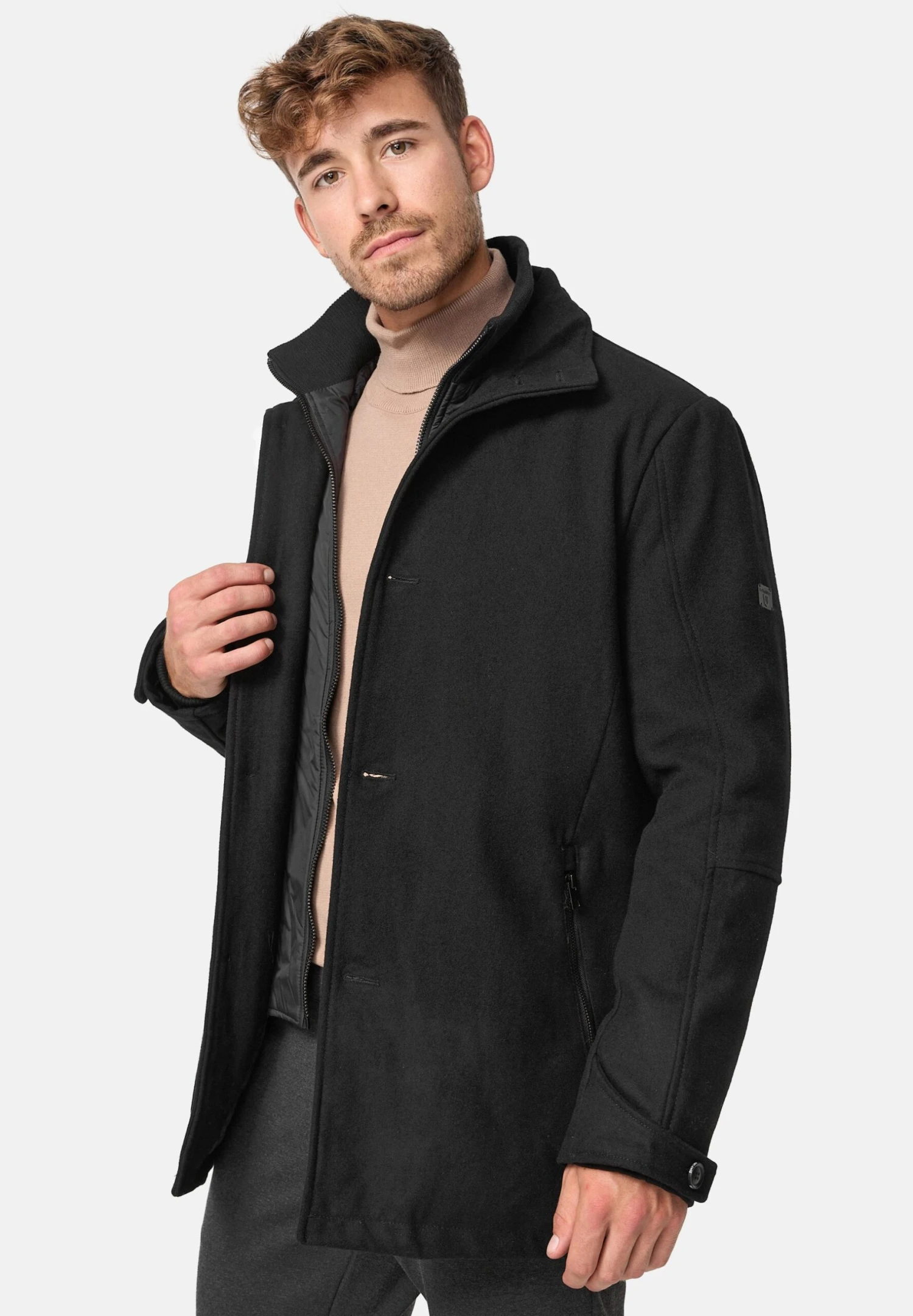 Indicode Jeans Mäntel Brittany - Jas - Black - Afbeelding 4