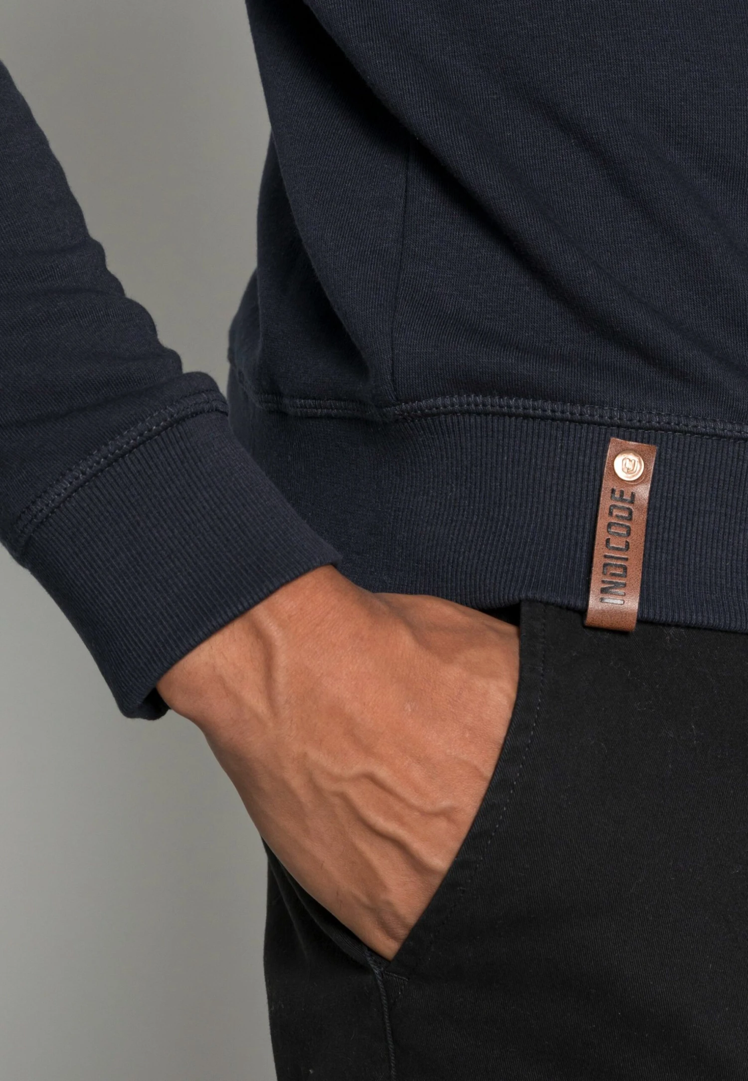 Indicode Jeans Pessac - Hoodie - Ecru Mix - Afbeelding 5