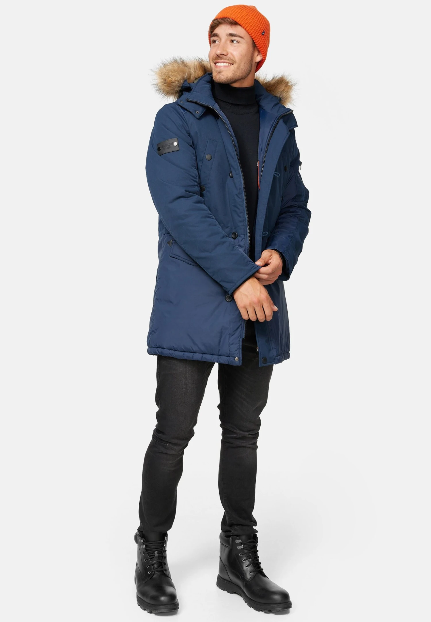 Indicode Jeans Jarl - Winterjas - Navy - Afbeelding 2