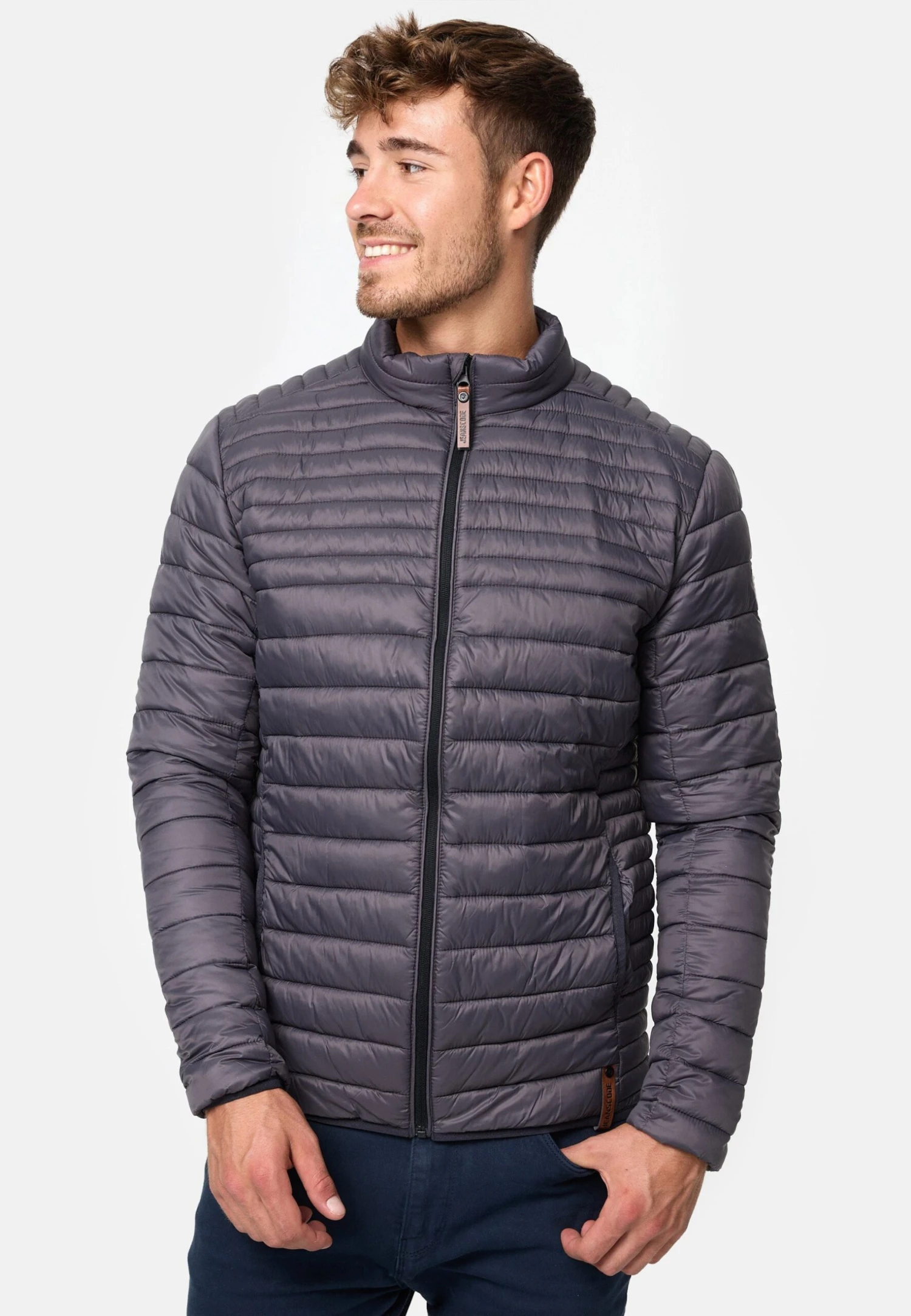 Indicode Jeans Jas - Gray