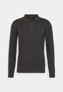 Indicode Jeans Barner - Poloshirt - Charcoal Mix