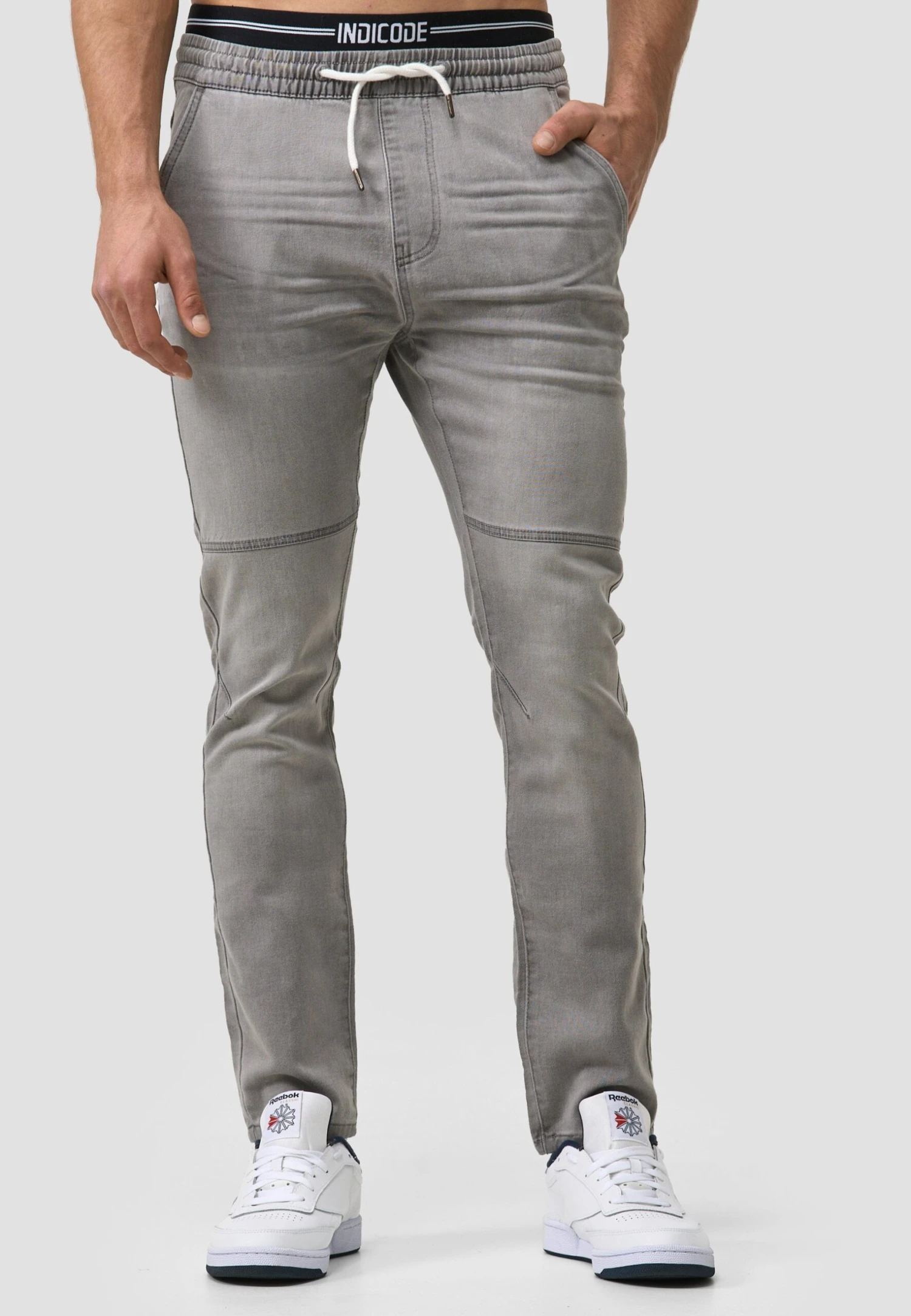Indicode Jeans Fabrizio - Slim Fit Jeans - Vintage Grey