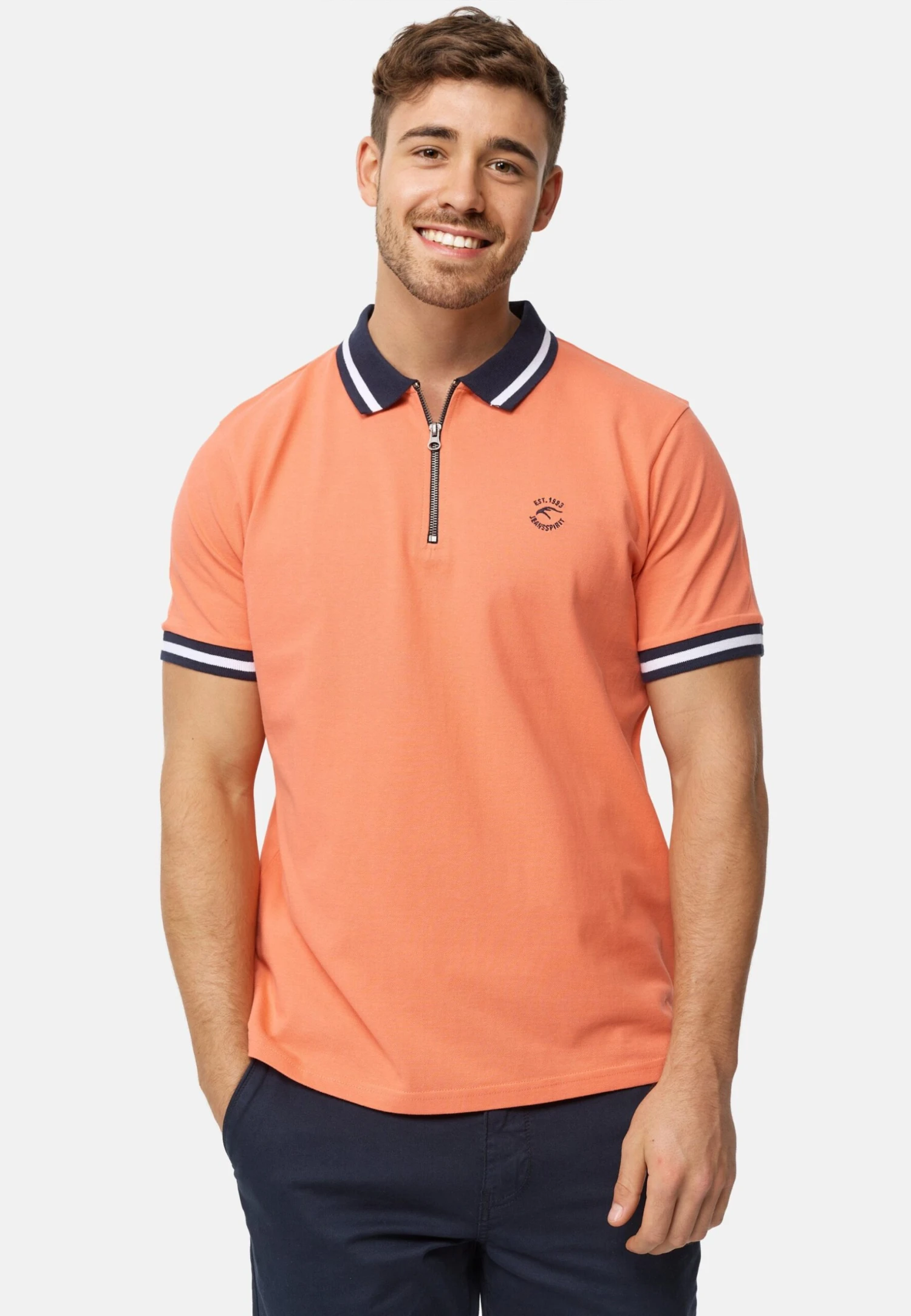Indicode Jeans Limbo - Poloshirt - Living Coral