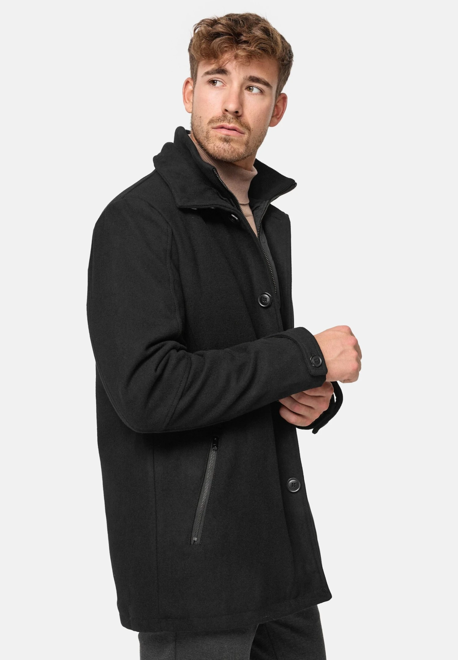 Indicode Jeans Mäntel Brittany - Jas - Black - Afbeelding 3