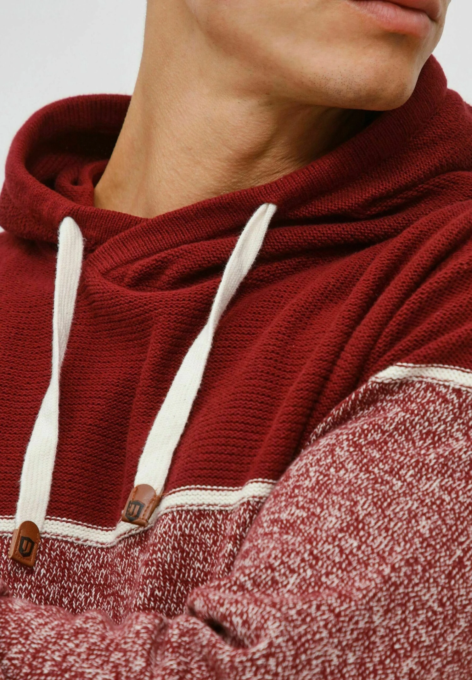 Indicode Jeans Idlynde - Hoodie - Bordeaux - Afbeelding 4