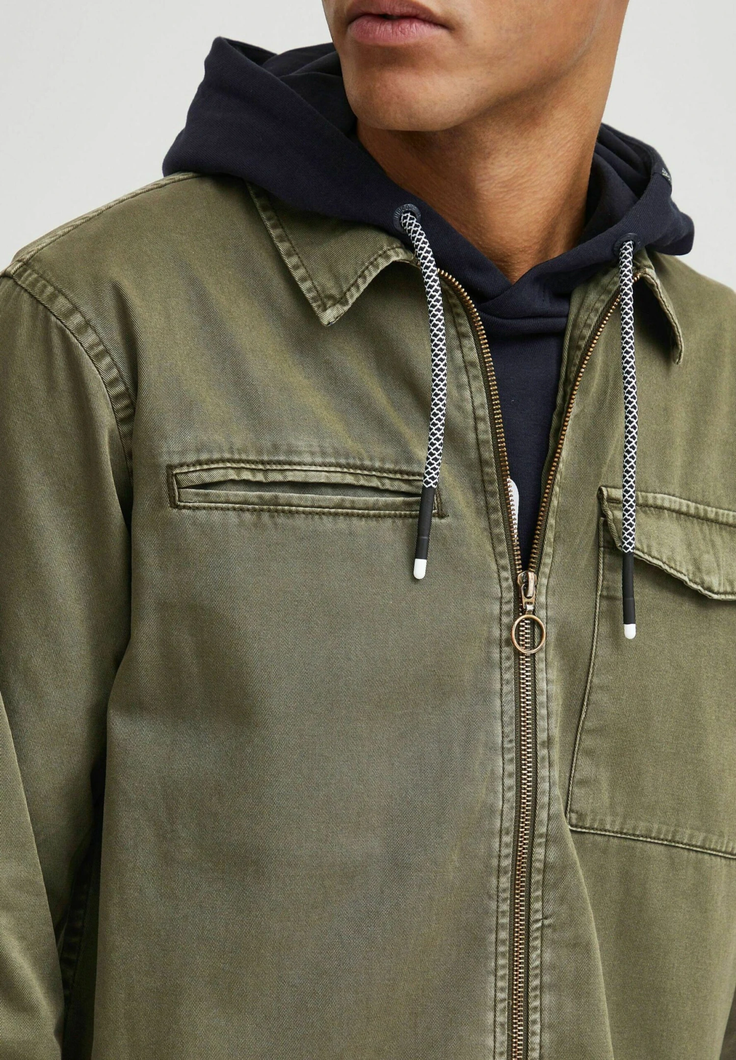 Indicode Jeans Idjannik - Spijkerjas - Army - Afbeelding 4