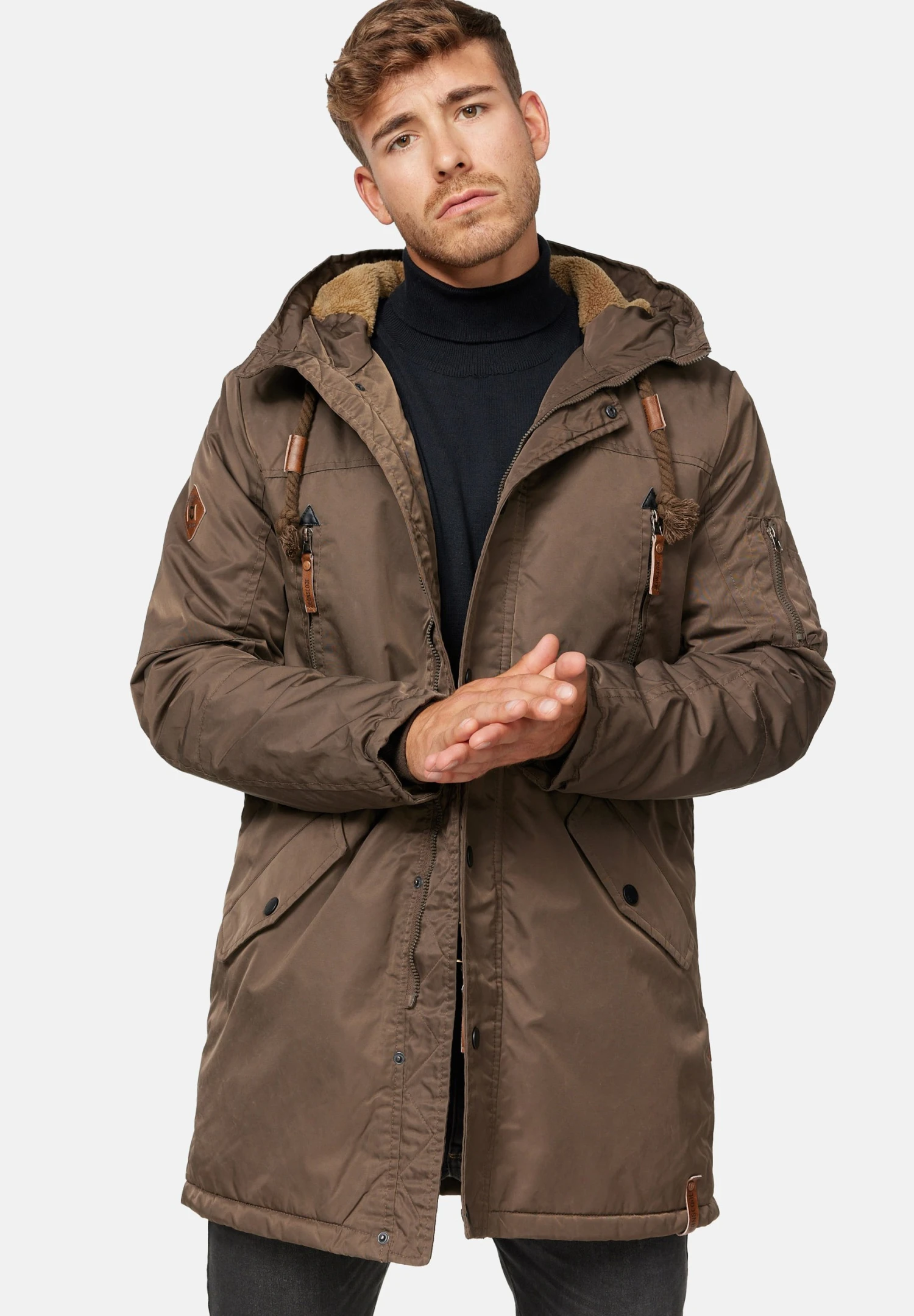 Indicode Jeans Bardsley - Winterjas - Mottled Brown