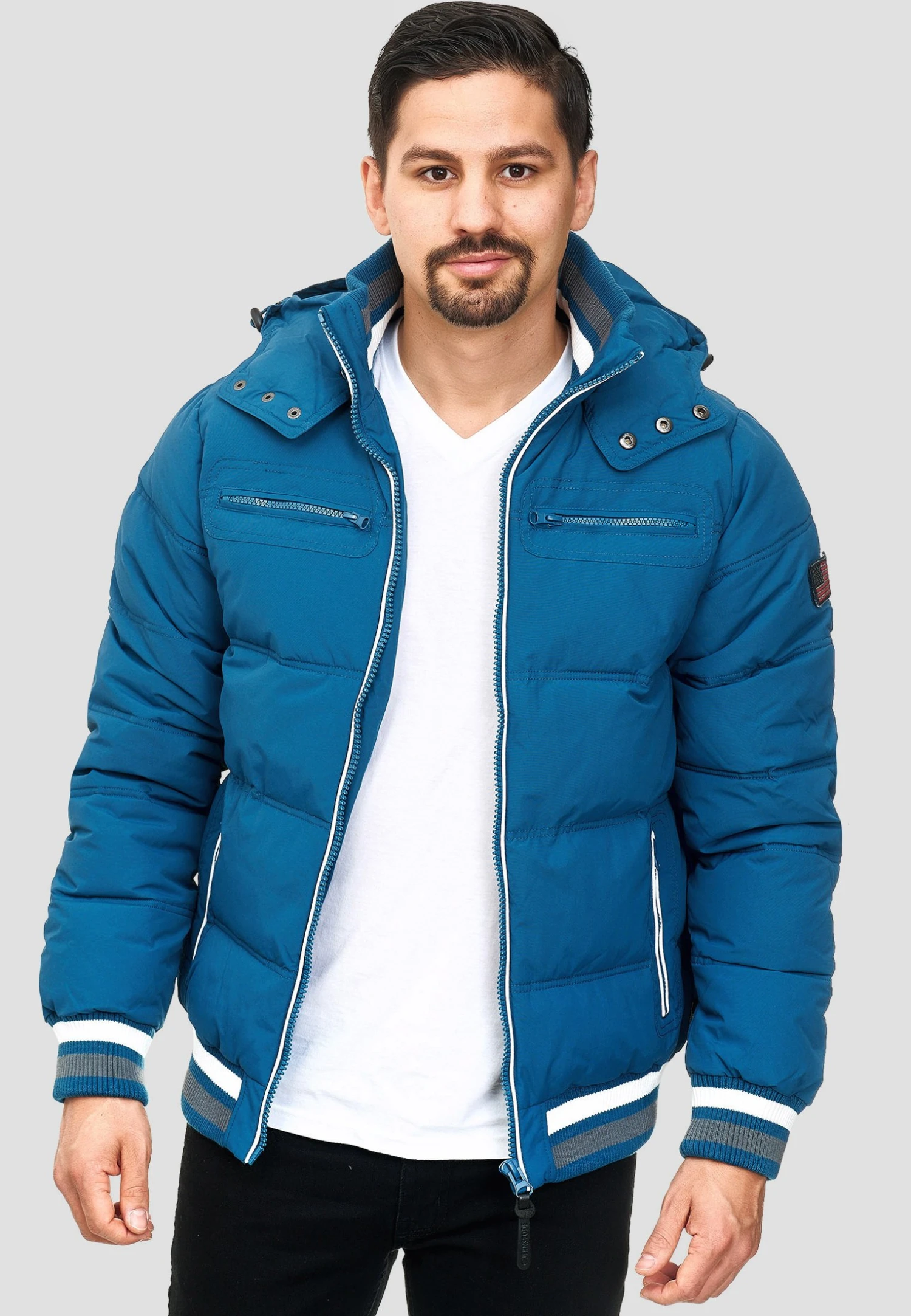 Indicode Jeans Marlon - Winterjas - Sea Blue