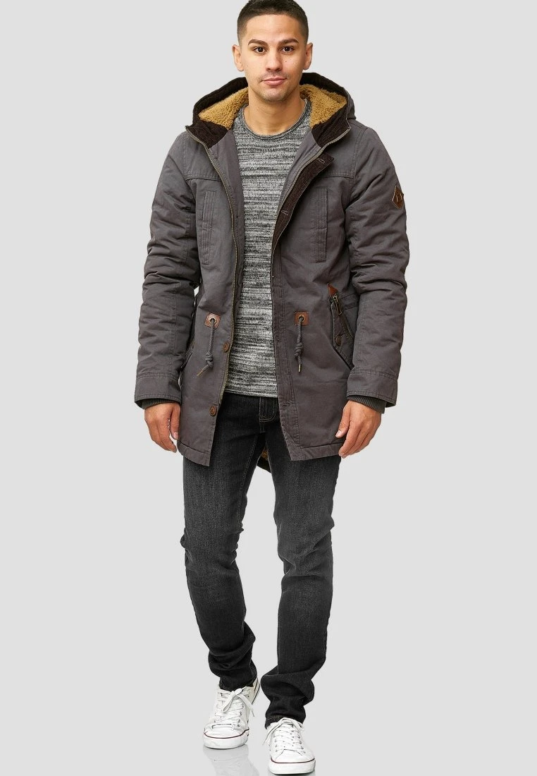 Indicode Jeans Winterjas - Dark Grey - Afbeelding 2