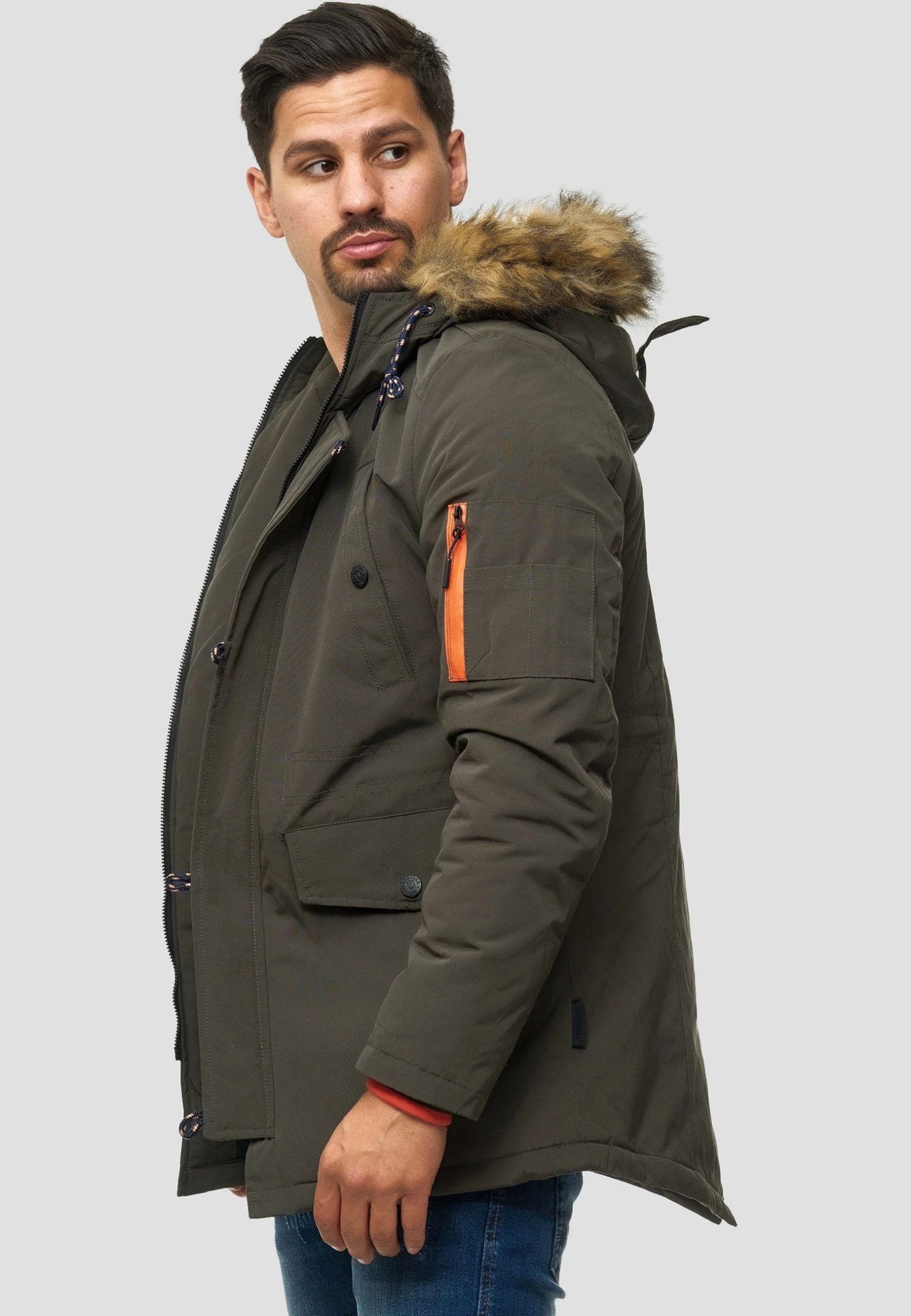 Indicode Jeans Leicester - Winterjas - Dark Green - Afbeelding 4