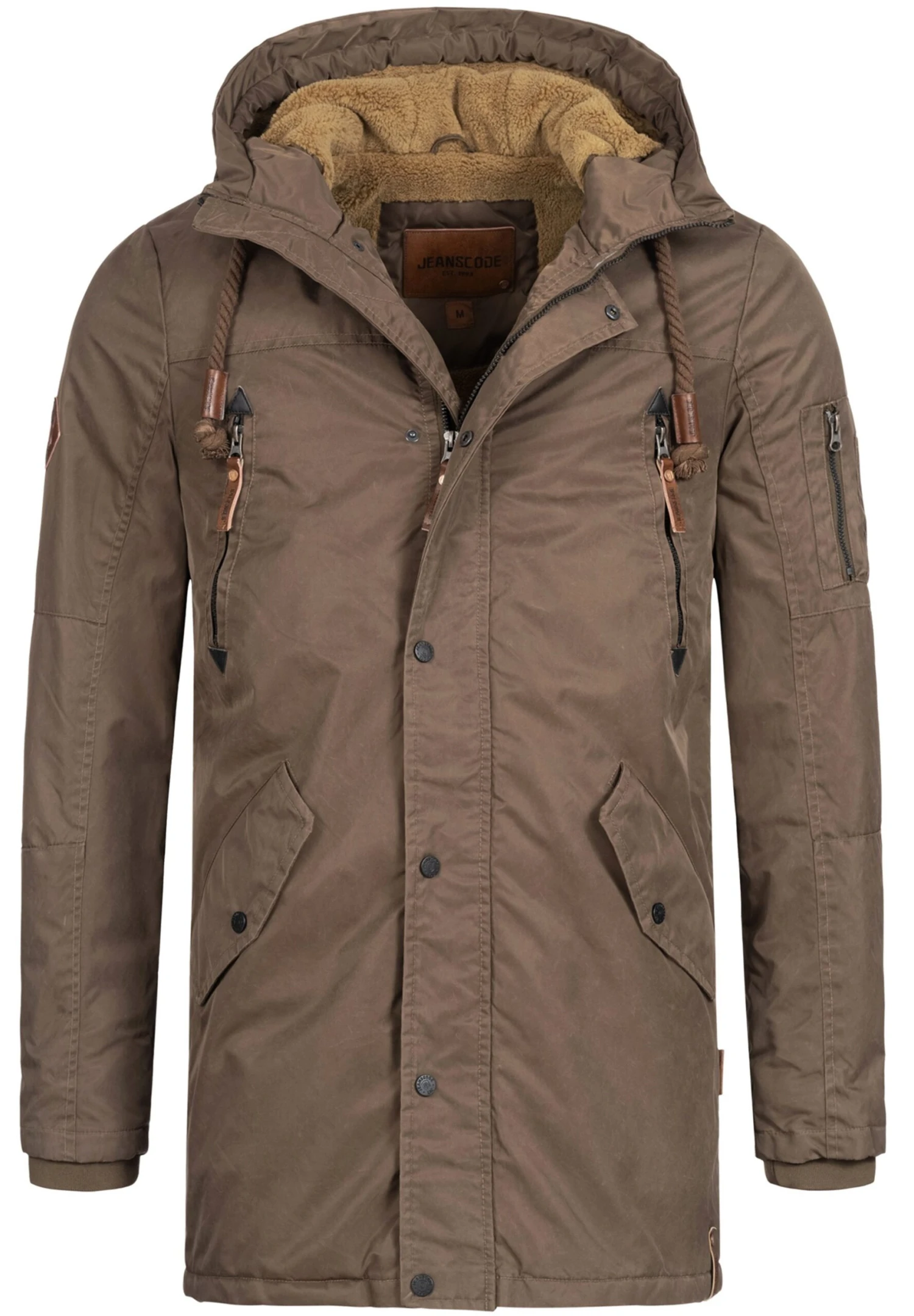 Indicode Jeans Bardsley - Winterjas - Mottled Brown - Afbeelding 6