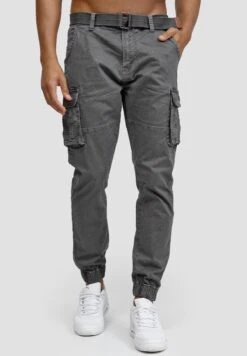 Indicode Jeans Kerr - Cargobroek - Pewter