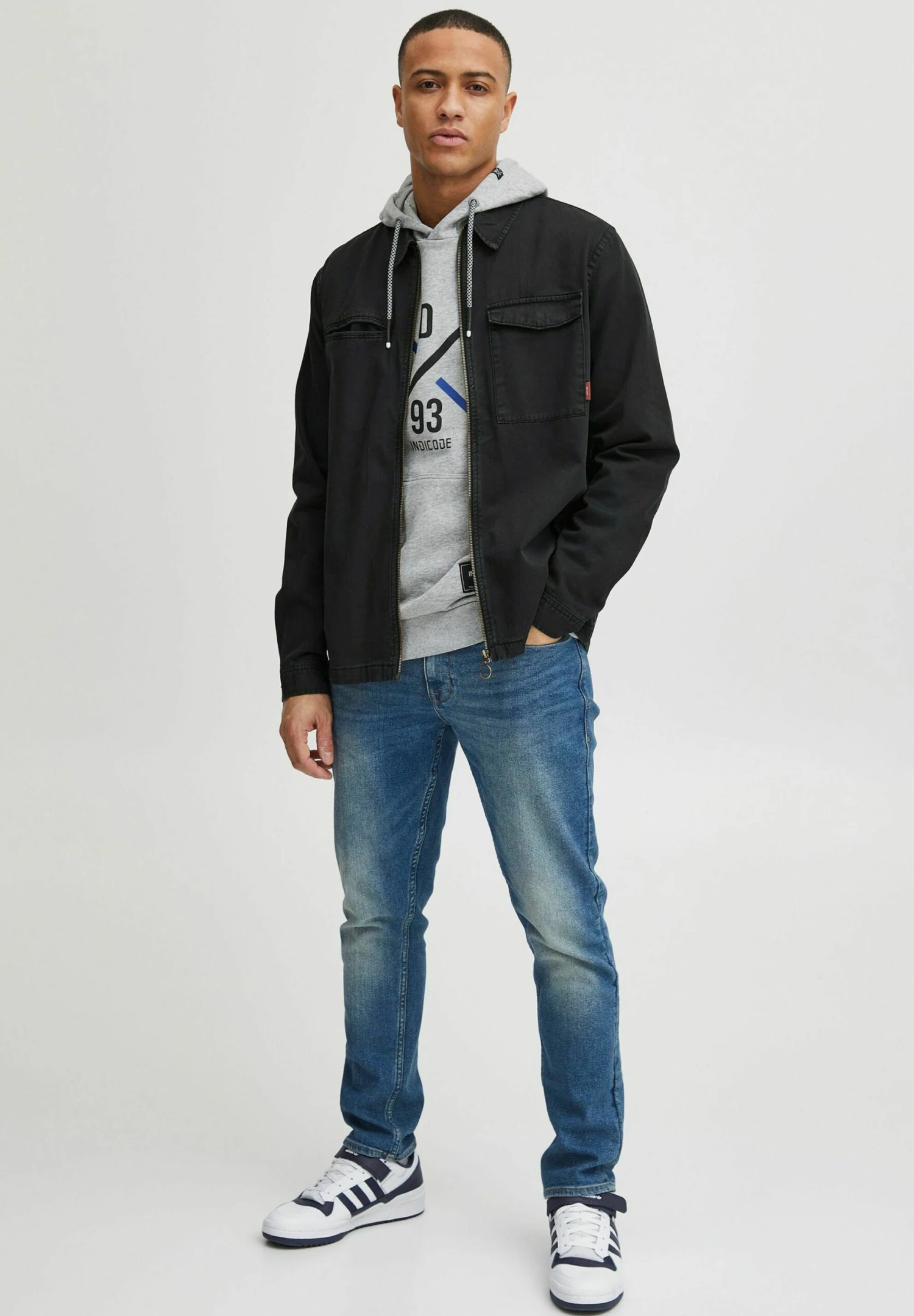 Indicode Jeans Idjannik - Spijkerjas - Black - Afbeelding 2