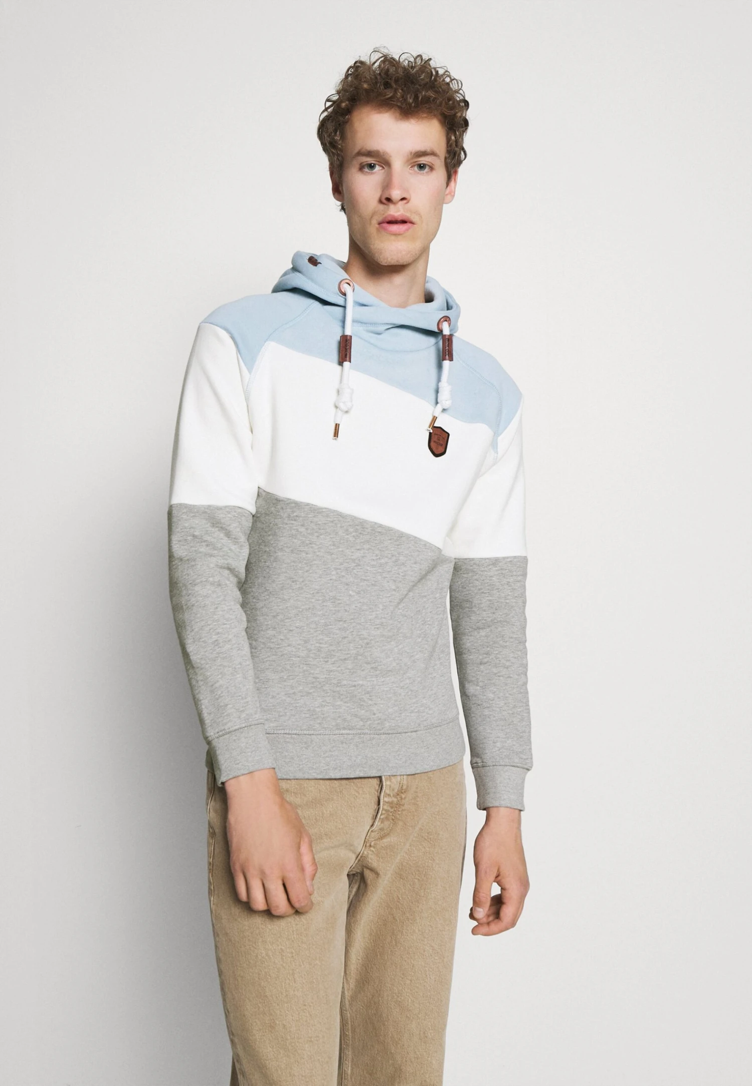 Indicode Jeans Pessac - Hoodie - Skyblue