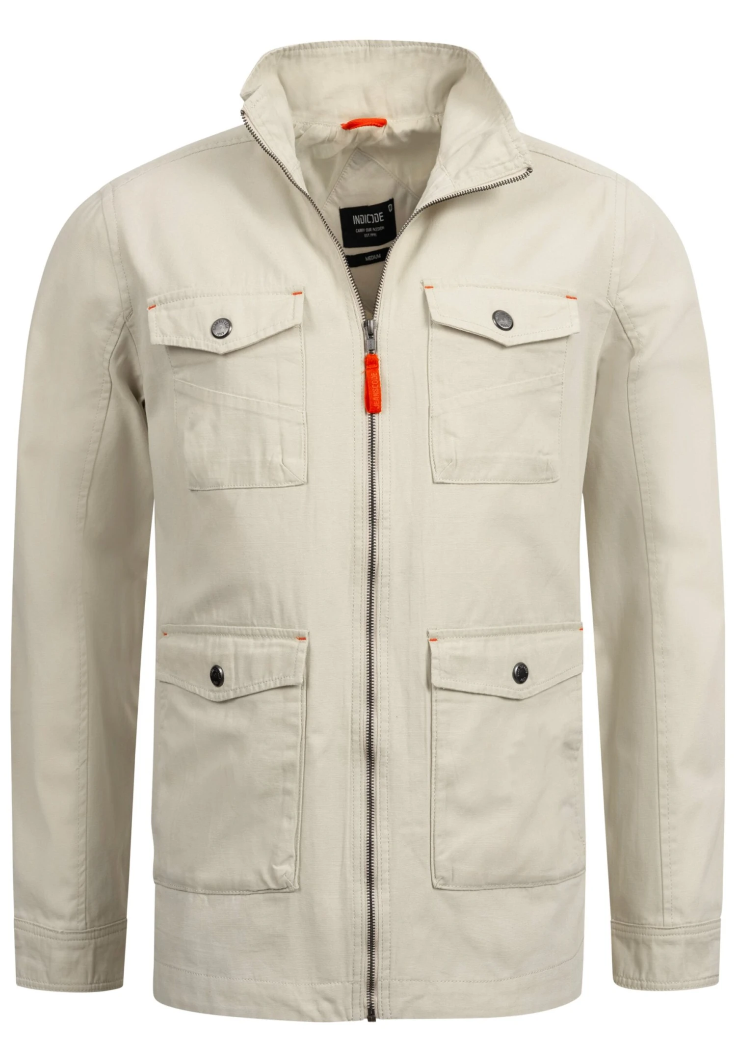 Indicode Jeans Simeon - Outdoorjas - Fog - Afbeelding 6