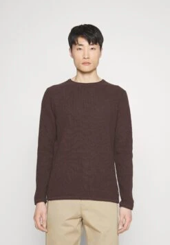 Indicode Jeans Trui - Dark Brown