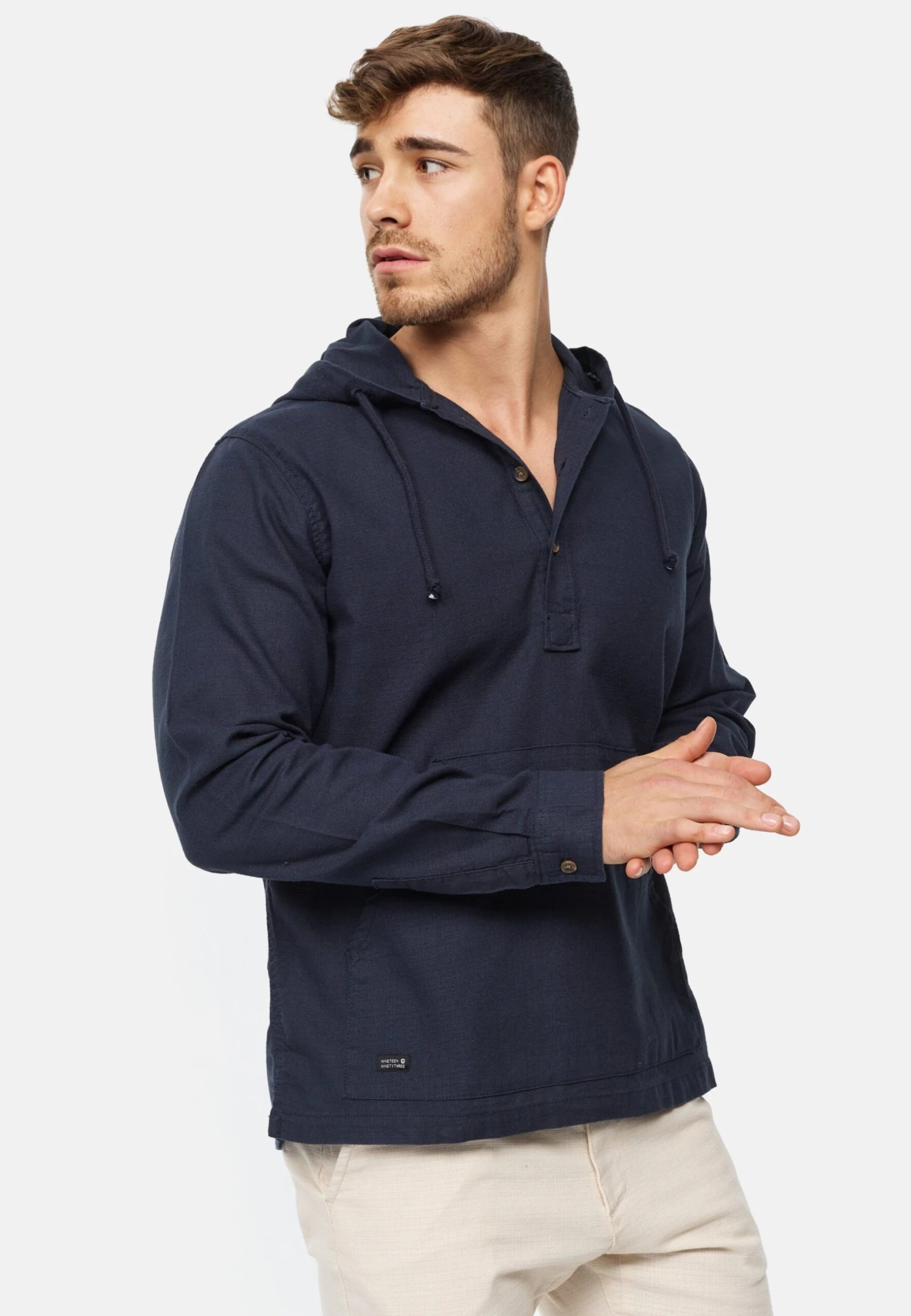 Indicode Jeans Mickie - Hoodie - Navy - Afbeelding 5