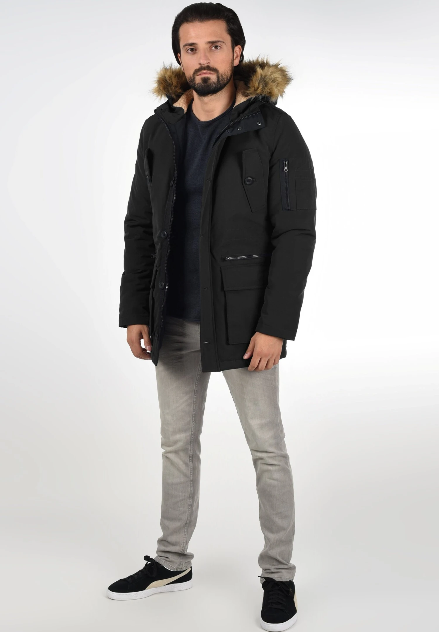 Indicode Jeans Idruffy - Winterjas - Black - Afbeelding 2