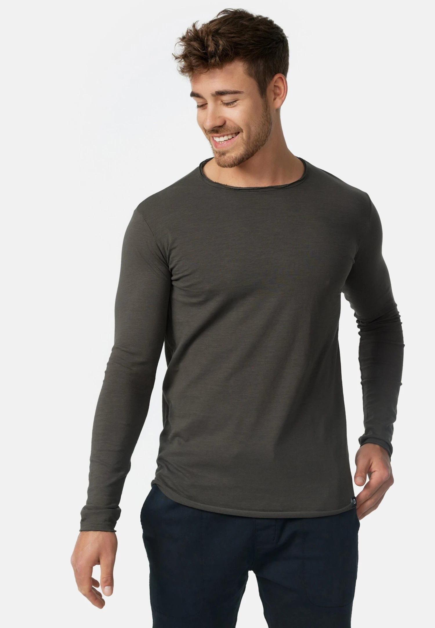 Indicode Jeans Longsleeve Willbur - Longsleeve - Anthracite - Afbeelding 4
