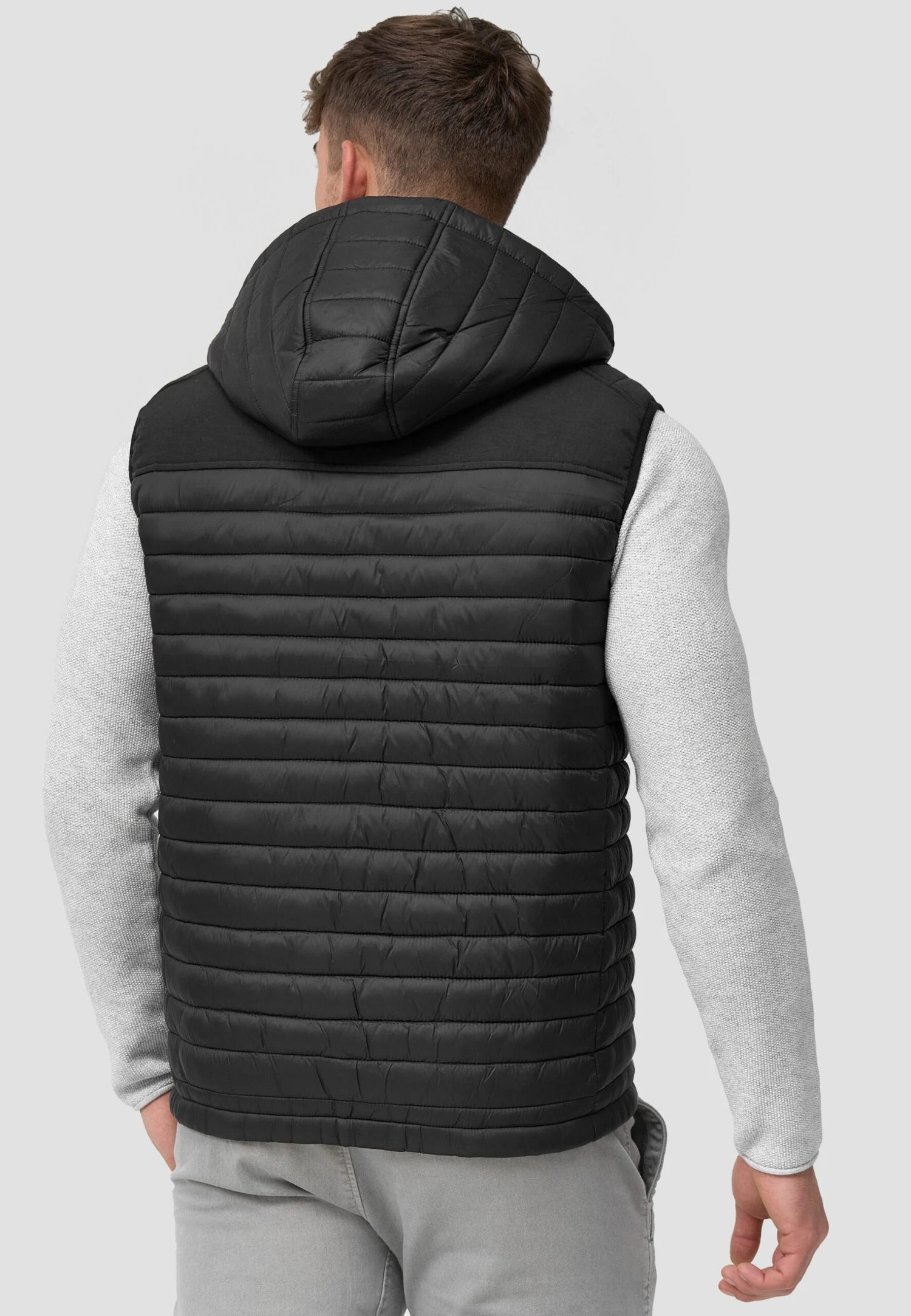 Indicode Jeans Bodywarmer - Black - Afbeelding 3
